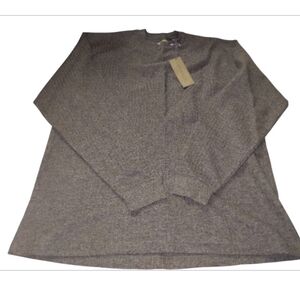 NATURAL LIFE Men’s Crewneck Sweater - Heather Gray New Size Large